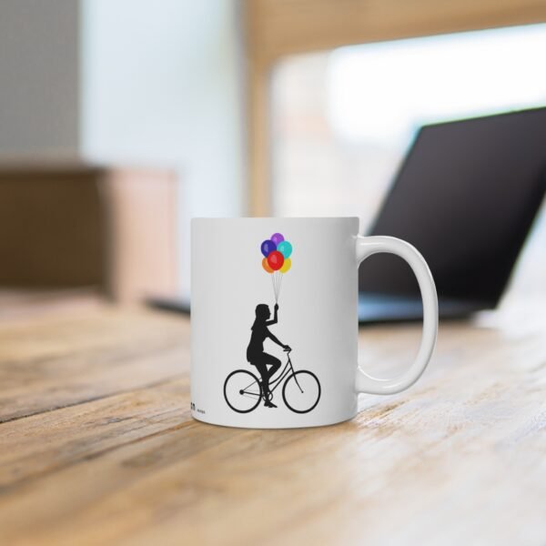 Mug Cycling Baloon Girl - Image 3