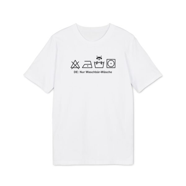 Waschbär-Wäsche Unisex T-Shirt (HTV) – Bild 7